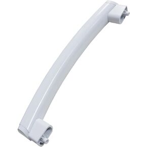 Microwave Door Handle Support WB15X10278 AP5790517 Compatible with Hotpoint GE Microwave Handle Replacement Replaces 261300714902, 3025557, PS8754175 (Include Support White)