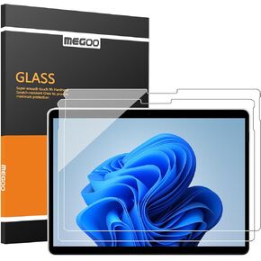 Megoo Matte Screen Protector for Microsoft Surface Pro 10/9/8/ X, Anti Glare, Glass Film, Write, Draw and Sketch Like on Paper, Easy Installation No Bubble Screen Protector, 2-Pack