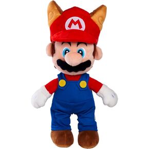 uper Mario peluche Tanuki Mario 30 cm'