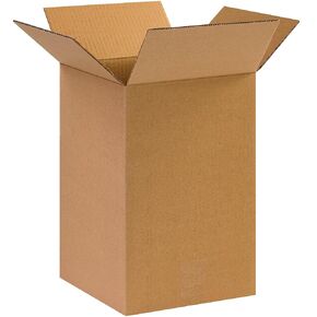 BOX USA 10 x 10 x 15 Corrugated Cardboard Boxes, Small 10"L x 10"W x 15"H, Pack of 25 | Shipping, Packaging, Moving, Storage Box for Home or Business, Strong Wholesale Bulk Boxes