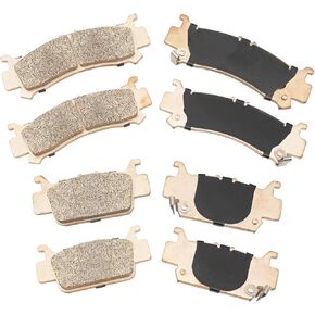 Fit for Honda Pioneer 1000 Talon 1000 Brake Pads Front Rear Sintered 2016-2022, OEM# 06451-HL4-A01 06452-HL4-A01 06431-HL4-A01 06432-HL4-A01