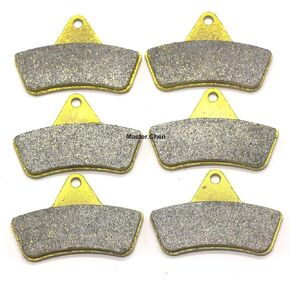 Master Chen Front Rear Brake Pads Brakes for Arctic Cat 250 300 1999-2004 - 400 500 1998-2004 - 454 1996-1998 - 650 H1 4x4 2004-2007 FA271FR MC0479