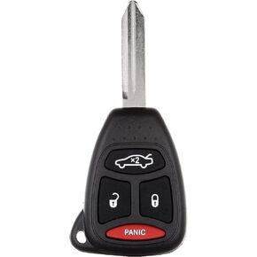 ECCPP 1X Key Fob Keyless Entry Remote Replacement for Chrysler 300 for D odge Charger Dakota Durango Magnum for J eep Grand Cherokee Commander KOBDT04A OHT692713AA 4 Buttons