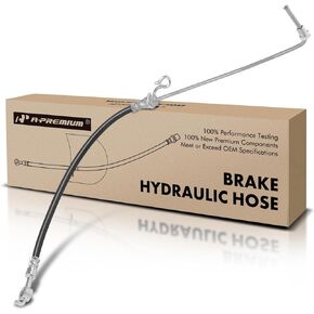 A-Premium Rear Driver Brake Hydraulic Hose Compatible with Select Ford Models - For F-150 F150 2012 2013 2014 6.2L