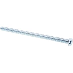 Prime-Line 9002164 Machine Screws, Flat Head, Phillips Drive, 1/4 in-20 X 5 in, Zinc Plated (25 Pack)