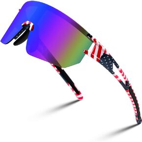 FEISEDY Sports Cycling Sunglasses for Women Men Outdoor Baseball Softball Running Sun Glasses for Youth Adults B9147