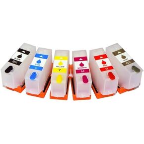 INKXPRO 312XL 6 Color Refill Ink Cartridges No Chip for EPS0N XP-15000 15010 Printer