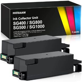 SG400 Waste Collection Unit for Sawgrass Virtuoso SG400 SG500 SG1000 SG800 Ricoh GC41 Printer (2 Packs)