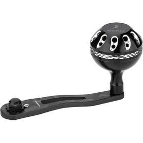 GOMEXUS Power Handle Compatible for Okuma Cold Water Linecounter Trolling Reel Handle 85mm Forged Carbon