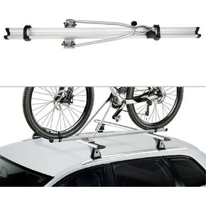 OCPTY Bike Roof Carrier Fits Most Size Crossbar Car Rooftop Bike Carrier Bicycle Racks with Locking System