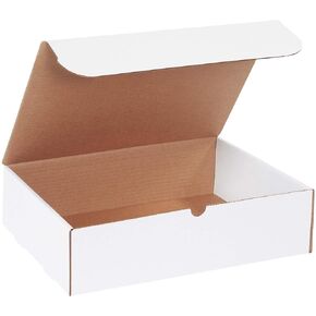 BOX USA BMIBMS1000 15 1/8"L x 11 1/8"W x 4"H, White (Pack of 50)