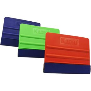 مجموعة ممسحة اللباد المكونة من 3 قطع، 3 ألوان من صلابة مختلفة يمكن استخدام ممسحة اللباد لوضع الملصقات، وتلوين النوافذ، وتغليف الفينيل in Kuwait
