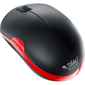 – Wireless Silent Optical Mouse with USB Receiver and Batteries – Cordless, Portable, Quiet Click Mouse for PC, Laptop, Chromebook, Computer