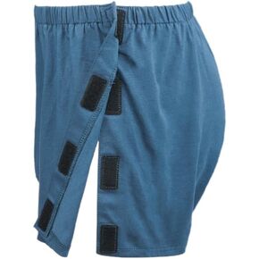 Men Post Surgery Underwear Large Cotton Tearaway Boxer Underwear with Front Recovery Underwear for Elderly XXXL