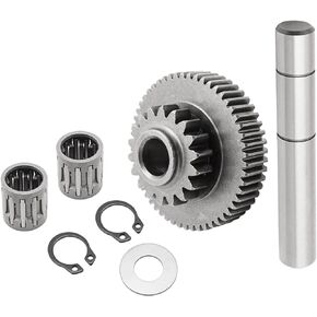 Starter Idler Gear Bearing Shaft 18T/54T Compatible With Yamaha Big Bear 350 Raptor 350 Warrior 350 Kodiak 400 Moto-4 TerraPro