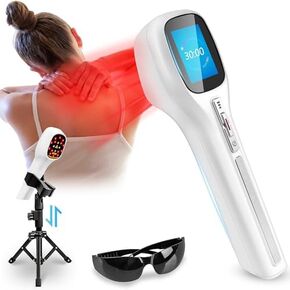 Body/Pet Red Light Device, Four Modes and Timing Settings - Handheld and Portable to Treat Body Pain,