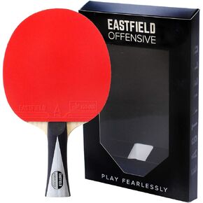 Eastfield Offensive Professional Table Tennis Racket - Advanced & Elite Ping Pong Paddle, ITTF Approved Professional Spin Rubber, 7-Ply Carbon Blade, Premium Competition Bat