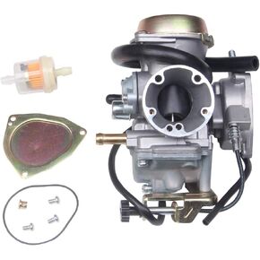 BH-Motor New Carburetor Carb for Suzuki Ozark 250 LTF250 LT-F250F LT-F 250 4X4 Quadsport Z250 LTZ250 2002-2010 Replace# 13200-05G01