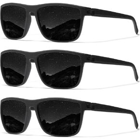 Classic Square Sunglasses for Men and Women Lightweight Polarized Driving Sun Glasses with UV Protection
