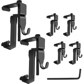 DOFF Brick Wall Clips, Brick Wall Hooks, No Drilling Required, for 1.8 in. to 3.14 in. Brick Wall Clips or Brick Wall Hooks, Good for Hanging Interior and Exterior Decorations, 6-Piece Set in Saudi Arabia