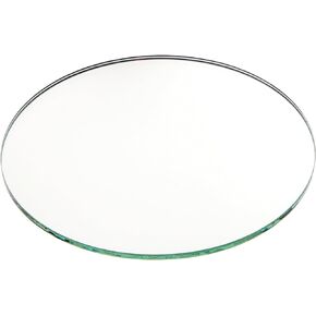Plymor Round 3mm Non-Beveled Glass Mirror, 5 inch x 5 inch