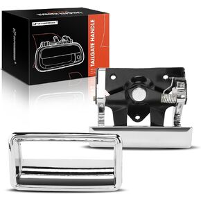 A-Premium Tailgate Handle Liftgate Latch Handle with Bezel Compatible with Chevrolet C1500 K1500 1988-1999, C2500, C3500, K2500, K3500 & GMC