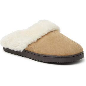 Dearfoams Men's Suede Closed Toe Scuff Slipper