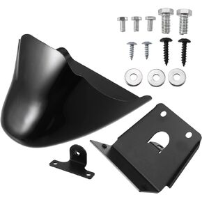 X AUTOHAUX 1 Set Lower Front Spoiler Chin Fairing for Harley Davidson Sportster Iron 883 2004-2022 Matte Black