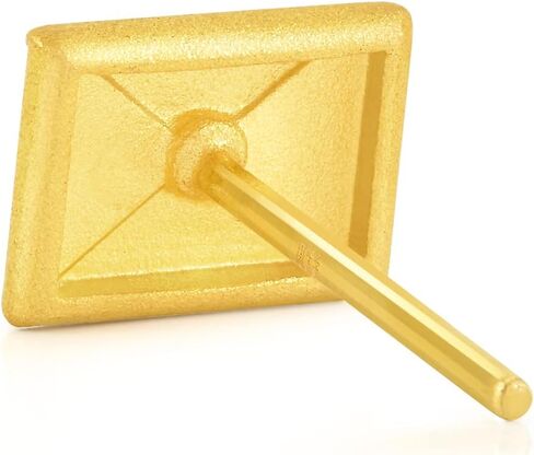 حلق CHOW SANG SANG 999 24K من الذهب الصلب بحروف الحب للنساء 93136E (يُباع منفردًا وليس زوجًا) in Kuwait