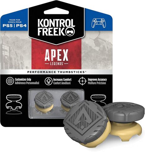 عصا التحكم KontrolFreek Apex Legends Performance Thumbsticks لجهاز بلاي ستيشن 5 (PS5) وبلاي ستيشن 4 (PS4) | 2 شاهقة، هجينة in Kuwait