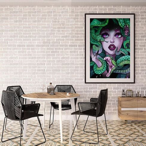 BOHADIY Snake Diamond Painting Kits for Adults, Girl Snake 5D DIY Diamond Art Kits Full Drill Diamond Dots for Gift Wall Decor and Relaxation Gem Arts 12x16 inch in Saudi Arabia