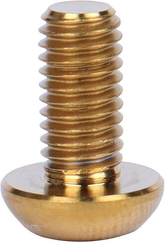 6PCS Titanium Bike Screw M5x10mm Bicycle Disc Brakes Rotor Bolts Torx T25 Head (Blue) in Kuwait