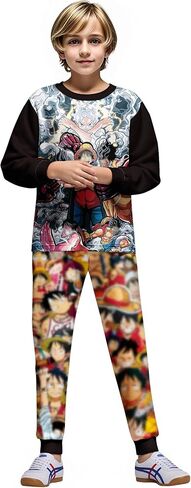 Boys Kids Shirt Shorts Pants Clothes Set Outfits Anime Party gift in Saudi Arabia