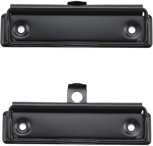 12 قطعة من المشابك للحافظة القابلة للتركيب على ألواح الحافظة المعدنية للمكاتب والمطاعم والمقاهي 3.94 بوصة × 1.14 بوصة × 0.35 بوصة أسود in Kuwait