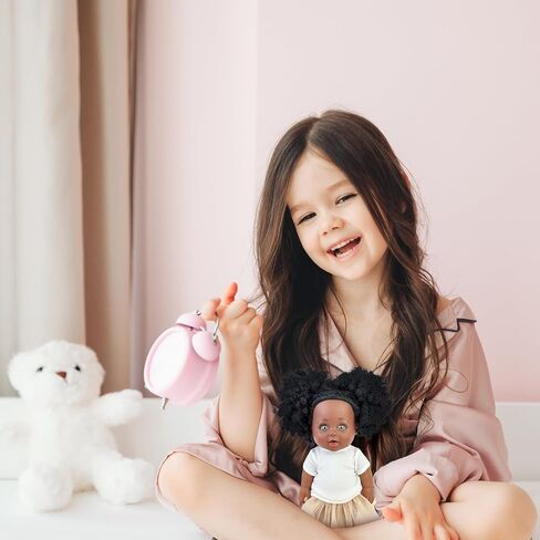 3 قطع 12 بوصة من دمى الأطفال السوداء التي شيرت ملابس التسامي 12 بوصة ملابس دمية طفل أفريقية إكسسوارات تي شيرت كلاسيكي مناسب لدمية سوداء مقاس 12 بوصة للديكور DIY التظاهري in Kuwait