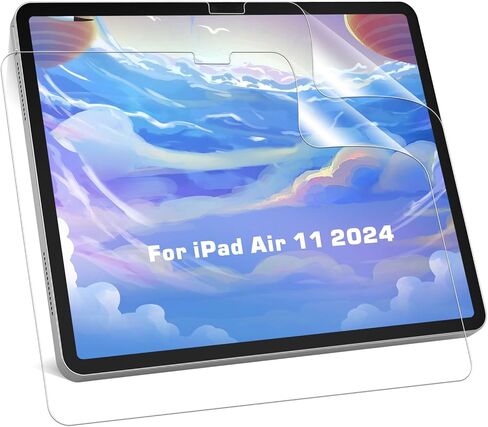 واقي شاشة ورقي من Homagical لجهاز iPad Air 11 M2 2024، واقي شاشة ورقي غير لامع مضاد للتوهج متوافق مع Apple Pencil Pro، الكتابة والرسم والرسم عند الاستخدام على الورق in Saudi Arabia