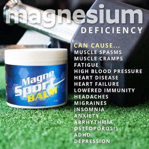 MagneSport Topical Magnesium Balm for Athletic Recovery - 8oz Jar in Saudi Arabia