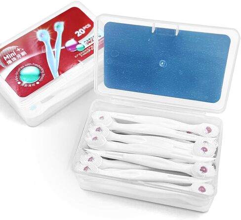 Mini Brushes-Disposable Toothbrushes Portable for Work or Trave 20 pcs (Mint) in Saudi Arabia