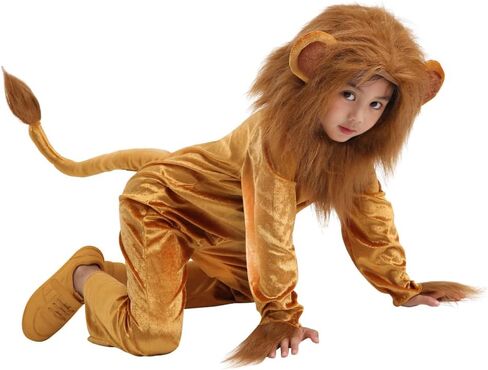 Seasons Cuddly Lion Halloween Costume Animal Costume Onesie for Kids in Saudi Arabia