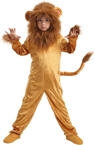 Seasons Cuddly Lion Halloween Costume Animal Costume Onesie for Kids in Saudi Arabia