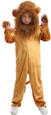 Seasons Cuddly Lion Halloween Costume Animal Costume Onesie for Kids in Saudi Arabia