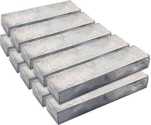 سبائك رصاص ناعمة نقية (نقية بنسبة 99.9%) لصب أحواض الصيد وأوزانها (10 رطل) in Kuwait