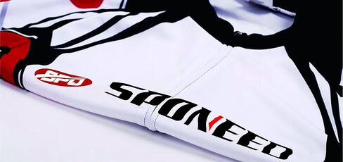 sponeed Men Bicycle Jersey Full Zipper Biking Shirt Cycling Tops Breathable in Kuwait