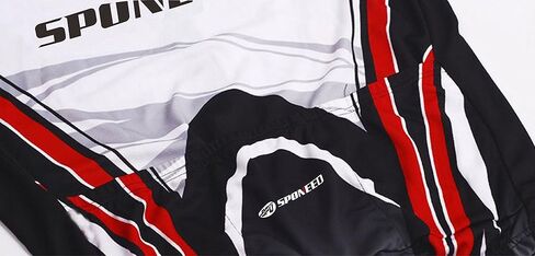 sponeed Men Bicycle Jersey Full Zipper Biking Shirt Cycling Tops Breathable in Kuwait