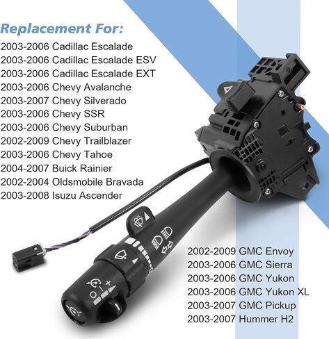 CBS2293 Windshield Wiper Switch Turn Signal Switch Control Replaces Fits for Ford F150 2015-2020, F250 F350 F450 Super Duty 2017-2020, Wind Shield Wiper Multifunction Switch, OE# FL3Z13K359AA in Kuwait