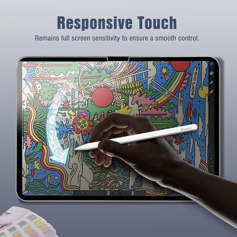 مجموعة واحدة من واقي شاشة الخصوصية المغناطيسي من TiMOVO لجهاز iPad Air 11 بوصة M2 2024 (A2902 A2903 A2904)، زجاج مقسى مضاد للتجسس، قابل للإزالة، صلابة 9H، غير لامع in Saudi Arabia