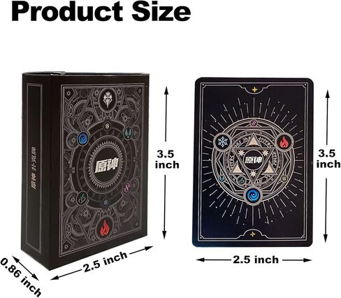 بطاقات Genshin Impact بطاقات Genshin Impact Poker، مجموعة بطاقات ألعاب الطاولة هدية لمحبي ألعاب Genshin in Kuwait