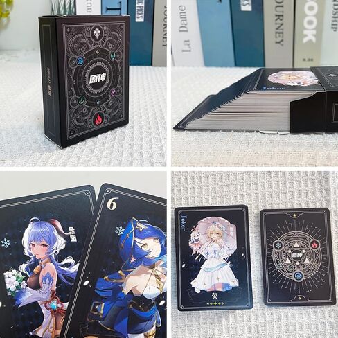 بطاقات Genshin Impact بطاقات Genshin Impact Poker، مجموعة بطاقات ألعاب الطاولة هدية لمحبي ألعاب Genshin in Kuwait