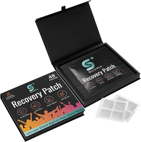 Premium Recovery Patch (48 Days Supply) - After Alcohol Relief, Smart Redee Patch, Alcohol Flush Patch, Rescue Patch, Drinking Patches, Alcohol Patch, Release Energy Drink, Party Patch in Saudi Arabia