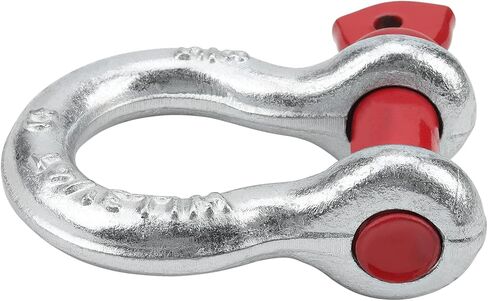 1-1/8 بوصة على شكل حرف D حد تحميل القيد 9.5 طن/ 20944 رطل، تكبل مقوس عالي التحمل للمرساة، السحب، الونش، الطرق الوعرة in Kuwait